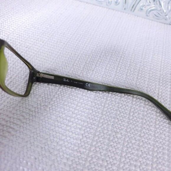Ray-Ban RB5169 2383 Brown Green Rectangular Eyeglasses Frame 52-16-140 - Picture 6 of 7